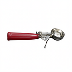 Thumbnail image #1 for CAC China SICD-24RD #24 Thumb Disher, 1.3 oz, Stainless Steel Scoop, Red Plastic Handle Case of 36