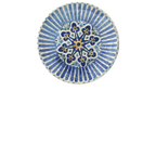 Thumbnail image #1 for Mikasa Hospitality (Lifetime Brands, Inc.) 1972 5327733 11-Inch Cordoba Blue Vitrified Stoneware Coupe Plate Case of 6