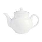 Thumbnail image #1 for G.E.T. Corona, Actualite PA1101908306 . . Porcelain Teapot, 25 oz, with Lid and Handle, Bright White Case of 6
