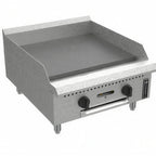 Thumbnail image #1 for Venancio USA Prime PGM24G-CT Commercial Gas Countertop Griddle, 24"W, 3/4" Smooth Steel Plate, 2 Manual Controls