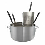 Thumbnail image #1 for Libertyware PASTA04 20 Qt Aluminum Pasta Cooker Set with Four-Section Stainless Steel Inserts, No Cover
