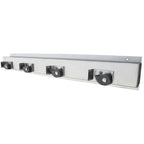 Thumbnail image #1 for IMC/Teddy MH4 Mop/Broom Holder, 4-Position, Stainless Steel