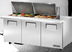 Thumbnail image #5 for True Mega Top 3-Door Self-Contained Sandwich/Salad Prep Table with 24 Pan Capacity