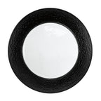 Thumbnail image #1 for Ten Strawberry Street HAL-BLK340 13-Inch Round Glass Charger Plate with Black Rim Case of 12