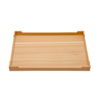 Thumbnail image #1 for Korin Inc Kiwami IMP-27055 Square Wood Bento Box Cover, 15-1/2"L x 10-3/4"W x 1-1/2"H