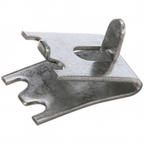 Thumbnail image #1 for AllPoints Foodservice Parts & Supplies 23203 Stainless Steel Pilaster Shelf Clip with Tab