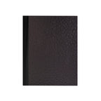 Thumbnail image #1 for Risch Metro METRO-6V 8.5X11 Hardback Metallic Booklet Menu Cover, 8-1/2 x 11 in, 6-View, Black Bonded Leather Spine Case of 25
