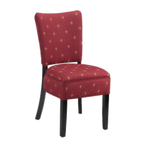 Thumbnail image #1 for G & A Commercial Seating Concord 4657PS5 Upholstered Side Chair with Padded Back, PS5 Seat and European Beechwood Frame