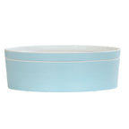 Thumbnail image #1 for Cal-Mil 24126-9-127 Round Melamine Bento Box, 9" Diameter x 3"H, Ocean Blue, Dishwasher Safe Case of 3