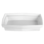 Thumbnail image #1 for G.E.T. Bugambilia TPUD03G Rectangular Buffet Casserole Platter, 101-1/2 oz., 14-1/2" x 9-1/2" x 2-3/4", Cast Aluminum with Resin, Gray