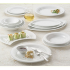 Thumbnail image #2 for Libbey Reflections 911194019 Porcelain Bouillon Cup, 11 oz, Stackable with Polished Foot