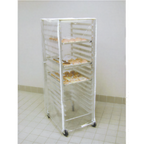 Thumbnail image #1 for Curtron Products Protecto® SUPRO-16-EC Rack Cover, 23"W x 28"D x 62"H, 16 Mil Clear PVC, Zipper Flaps