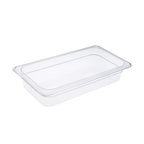Thumbnail image #1 for CAC China PCFP-T2 Clear Polycarbonate Food Pan, 1/3 Size, 2-1/2" Deep Case of 24