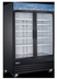 Thumbnail image #5 for Two-Section Reach-In Glass Door Display Refrigerator, Bottom Mount, 45 Cu. Ft.