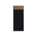 Thumbnail image #1 for Risch Sherwood MMB-SHERWOOD 4.25X11 Faux-Wood Magnetic Menu Board, Hardback, Top Hinge, 4-1/4" x 11" Case of 25
