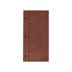 Thumbnail image #1 for Risch Chicago CMBFF-LTH 4.25X11 Bonded Leather Hardback Menu Board, 4-1/4 x 11 in, 3-Hole Binder Case of 25