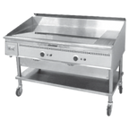 Thumbnail image #1 for Keating of Chicago Miraclean 48X30FT-G Gas Griddle, 48" W x 24" D Cooking Surface, 3/4" Chrome Plate, Thermostatic Controls
