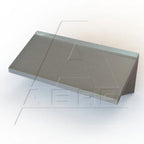 Thumbnail image #1 for AERO Manufacturing 3SW-2142 Wall-Mounted Solid Stainless Steel Dish Table, 42"–60" Wide