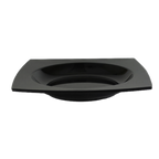 Thumbnail image #1 for Thunder Group Classic 63010BK Melamine Pasta Bowl, 22 oz, Black, Square, 10-1/2 in Case of 2 Dozen