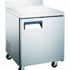 Thumbnail image #1 for Drago DRWT27R 1-Door Worktop Refrigerator, 6.3 cu. ft., Stainless Steel Interior & Exterior, 27"W x 29.5"D x 38.75"H