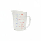 Thumbnail image #1 for Thunder Group PLMD016CL 2-Cup Clear Polycarbonate Measuring Cup with Handle Case of 48