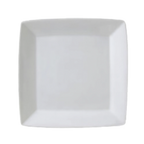Thumbnail image #1 for Vertex China Signature ARG-S16P Square China Plate, 10", Rolled Edge, Bright White 1 Dozen