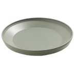 Thumbnail image #1 for Dinex Heritage DX107784 Insulated Plate Base, 9-1/2" Diameter, for 9" Heated Plate, Double-Wall, Sage