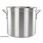 Thumbnail image #1 for Tuxton China Tuxware WATW-384 12 qt Aluminum Stock Pot with Solid Aluminum Handle