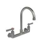 Thumbnail image #1 for Tarrison Products Ltd. TP-PF8WL6GH-KIT Heavy-Duty Pre-Rinse Faucet, Backsplash Mount, 8" Centers, 6" Gooseneck Spout