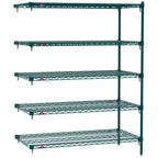 Thumbnail image #1 for Metro Super Erecta SA-2148K3-63-A5 Super Adjustable Super Erecta Wire Add-On Wire Shelving Unit, 48"W x 21"D x 63"H, 800 lb. capacity per shelf, 2000