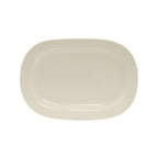 Thumbnail image #1 for Tuxton China DuraTux®© BEH-116M Ceramic Rectangular Platter, 11-3/4" x 8-1/4", Medium Rim 1 Dozen