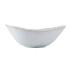 Thumbnail image #2 for Tuxton China Artisan GAA-403 Oblong Ceramic Asian Soup Bowl, 20 oz., 8" x 6-1/4" x 3"H 1 Dozen