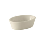 Thumbnail image #1 for Tuxton China DuraTux®© BEK-060 7 oz Ceramic Oval Baking Dish, 5-3/8" x 3-7/8" x 1-1/2"H 1 Dozen
