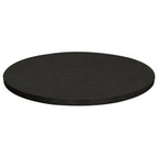 Thumbnail image #1 for TableCraft Products CWALC3RSATBK Round Aluminum Tabletop Cover, 30" Diameter x 1"H, Translucent Black Random Swirl Finish