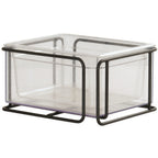 Thumbnail image #2 for Cal-Mil Logan 25206-1012-13 Rectangular Wire Ice Housing, 13.25" x 11" x 7.25"H, Black