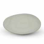 Thumbnail image #1 for Korin Inc PLL-A5861-WB Round China Plate, 11-3/4 Inch, Ash Blue Abstract Pattern