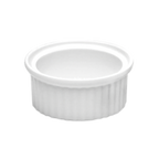 Thumbnail image #1 for G.E.T. Must Haves - EGS R4-W 4 oz White Melamine Ribbed Ramekin Case of 6