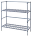 Thumbnail image #4 for Quantum Wire Two-Tier Modular Tank & Beverage Container Dunnage Rack, 36 x 18 x 54 Inches, Gray Epoxy Antimicrobial Finish