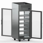 Thumbnail image #1 for Infrico USA IRR-AGB701PDCR Pass-Thru Refrigerator, Single Section, 19.7 cu. ft., Self-Closing Glass Door, Stainless Steel