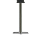 Thumbnail image #1 for Oak Street B522CHR-BAR Bar-Height Table Base, 5" x 22" Base Spread, 3" Steel Column, Chrome-Plated