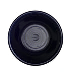 Thumbnail image #1 for CAC China Tango TG-32-CBU Porcelain Embossed Cobalt Blue Round Fruit Dish, 3-1/2 oz, 4-1/2" Case of 3 Dozen