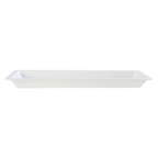 Thumbnail image #1 for Thunder Group GN1221W 2/4 GN Melamine Food Pan, 1-1/2" Deep, White Case of 24