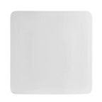 Thumbnail image #1 for CAC China Sunrise SF-SQ12 12-Inch Square Porcelain Plate, Flat Edge, Bone White 1 Dozen