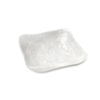 Thumbnail image #1 for Steelite International Kenny Mack, Wave KMK1043SH Square Resin Bowl, White, 11 x 11 x 3 in