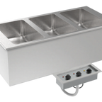 Thumbnail image #1 for GSW ST-4WEI-240 Electric Dry Heated Well, Drop-In, 4 Wells, Stainless Steel