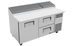Thumbnail image #7 for True 67 3/8-Inch 2-Section Pizza Prep Table with 1 Door, 2 Drawers and Alternate Top