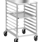 Thumbnail image #1 for Channel 425A/S Half-Height Aluminum Bun Pan Rack, End-Load, 20.5"W x 26"D x 36"H, 3" Spacing
