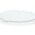Thumbnail image #1 for Cal-Mil 23809-7LID Hinged Clear Plastic Lid for Polycarbonate Bowls, 7.5" Diameter x 1"H Case of 6