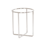 Thumbnail image #2 for Cal-Mil Milo 23791-10-49 Round Wire Buffet Riser, Chrome, 8" Diameter x 10"H