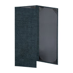 Thumbnail image #1 for Risch Rattan RATTAN-3V 4.25X11 Triple-Fold Menu Cover, 4-1/4" x 11" Case of 25